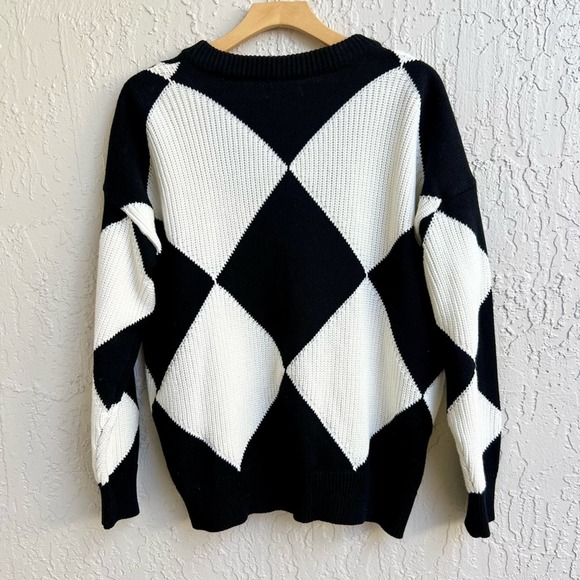 Elan Harley cardigan black and white new with tags SMALL - Picture 6 of 6